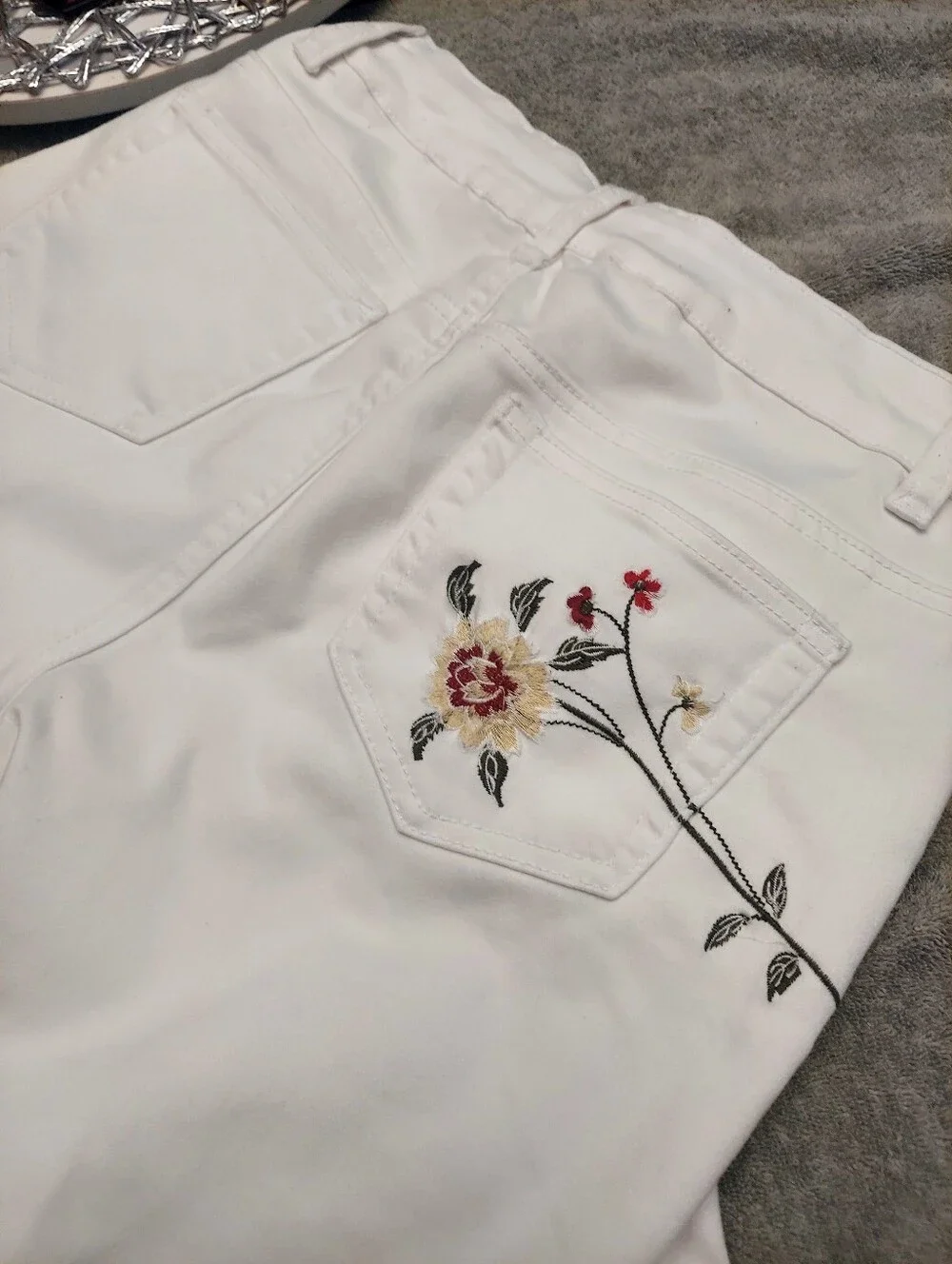 Sandpiper White Jeans